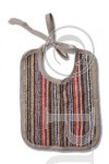 Terry Baby's Bib Multi Coloured Stripes