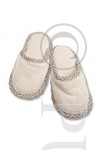 Terry Children's Slippers Off White