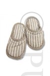 Terry Children's Slippers Natural Stripes