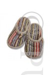 Terry Children's Slippers Multi Coloured Stripes