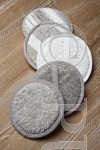 Terry Cosmetic Sponge Thin Stripes Raw
