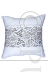 Venetian Lace White with Natural Size 45 x 45
