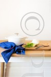 LESUEUR Tea Towel Cobalt 46x70