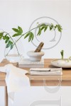 Modern Classic Napkins Single Hem Optical White by PURE LINEN