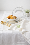 Silver Birch Cocktail Napkins Hemstitched Colour Optical White