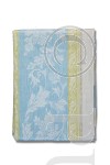 Tablecloth French Motif Blue/Green by PURE LINEN