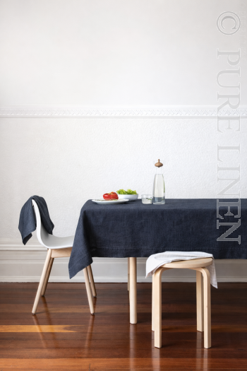 Modern Classic Napkins Herringbone Plain Charcoal