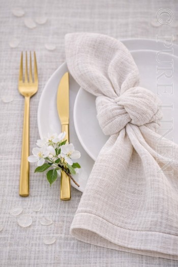 Eco Planet Napkins Colour Eco Natural Flax Size 45x45 