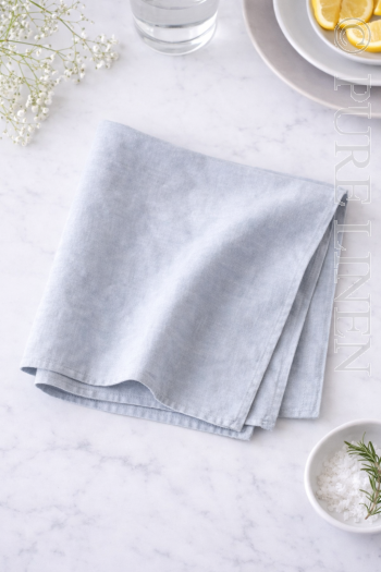 ÉPURÉ NAPKINS Pearl Blue Size 45x45 