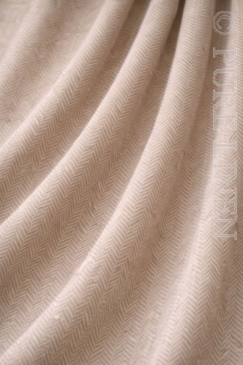 Fabric Article 106003N Herringbone Natural  185 gsm