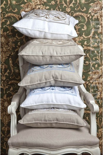 "Montigny-le-Roi" Linen Cushion Covers Collection by PURE LINEN