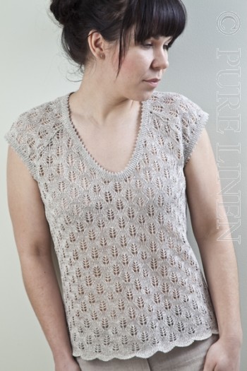Knitted Linen Top Size 10 