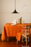 AMALFI tangerine linen napery