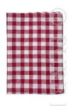 Country Checks Tablecloth Red & White by PURE LINEN