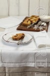 Diamantina Napkins Optical White by PURE LINEN