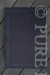 Modern Classic Placemats Double Hem Asphalt by PURE LINEN