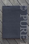 Modern Classic Tablecloth Single Hem Stitched Colour Charcoal 